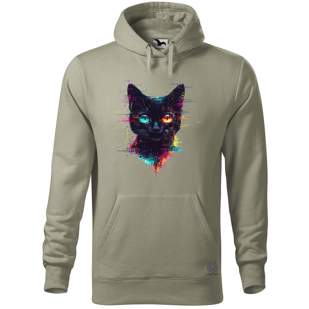 Pixel macska v4 egyedi  pulóver 