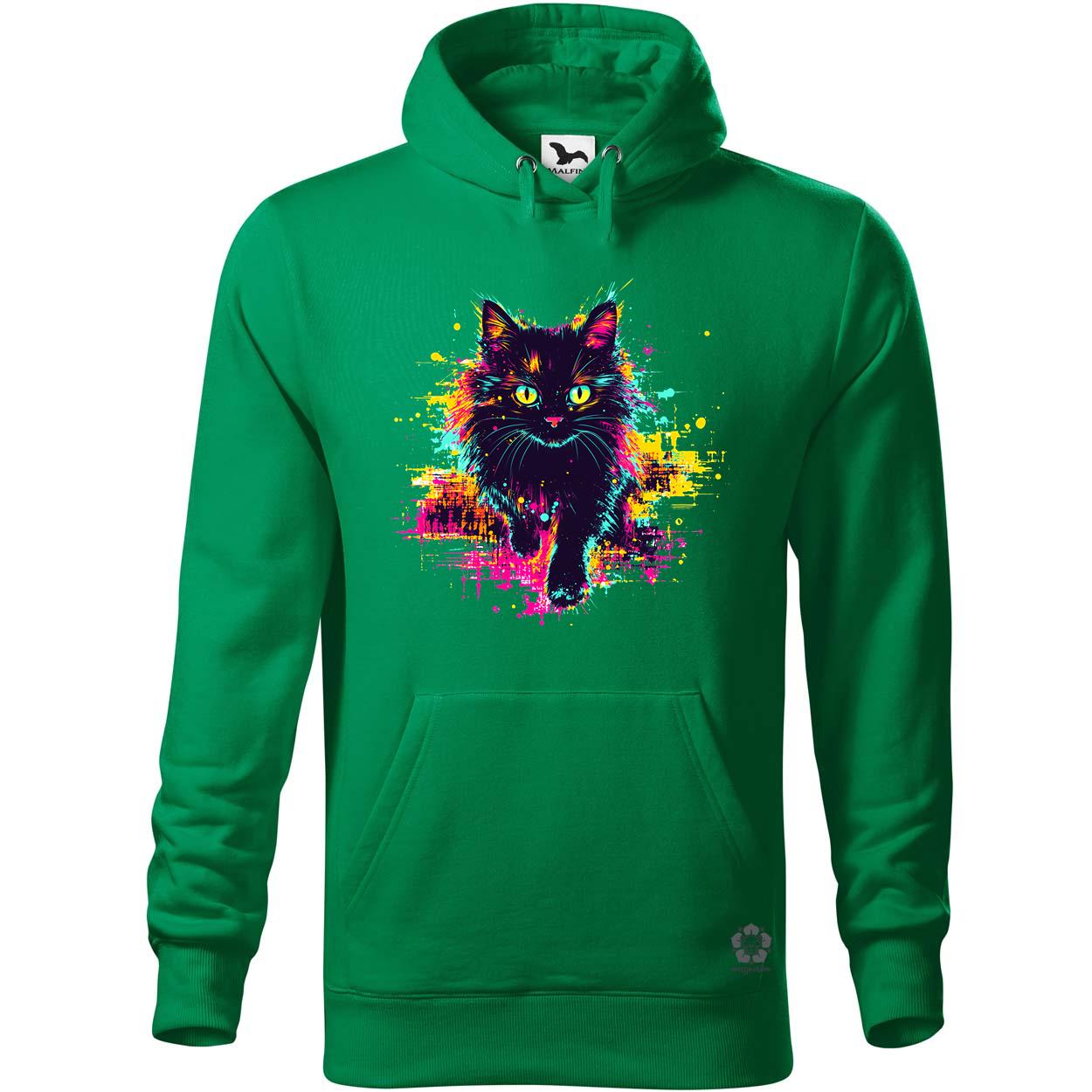 Pixel macska v5 egyedi  pulóver 