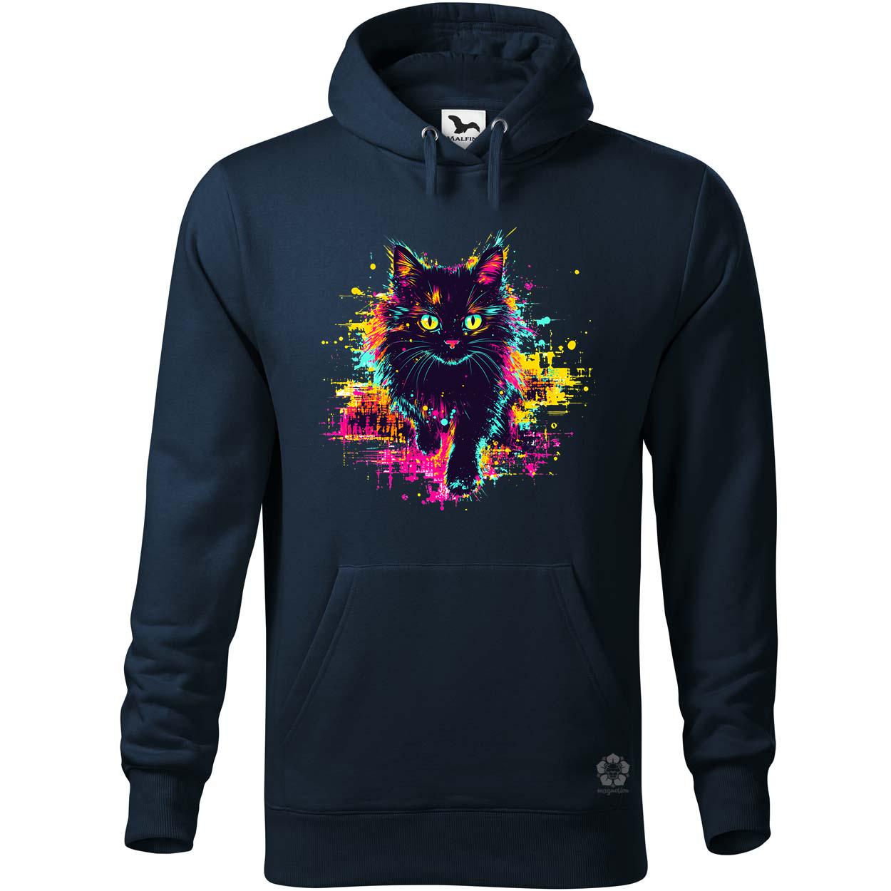 Pixel macska v5 egyedi  pulóver 