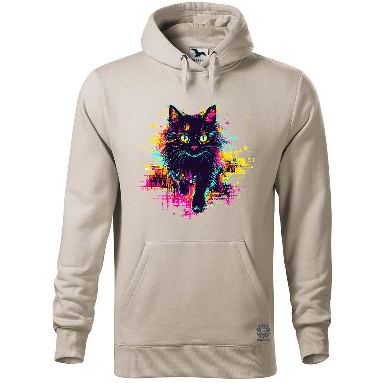 Pixel macska v5 egyedi  pulóver 