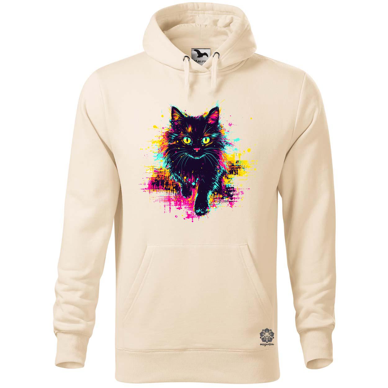 Pixel macska v5 egyedi  pulóver 