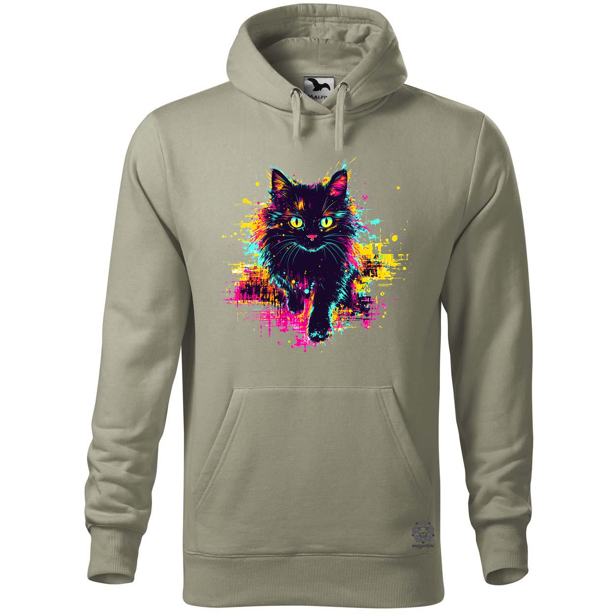 Pixel macska v5 egyedi  pulóver 