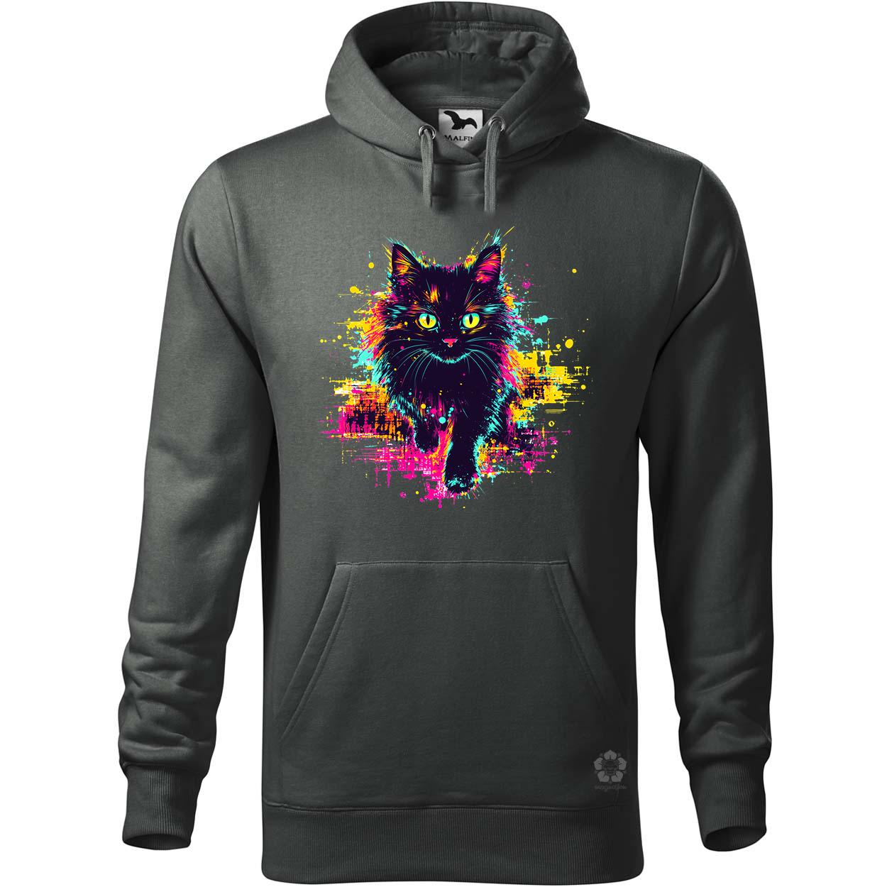 Pixel macska v5 egyedi  pulóver 