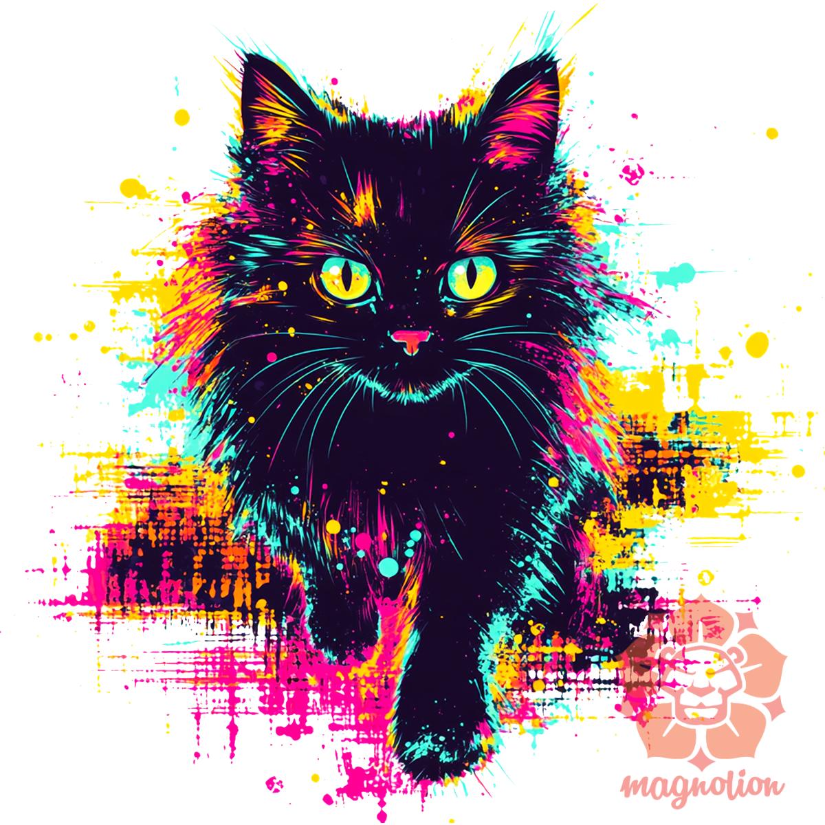 Pixel macska v5 egyedi  pulóver 