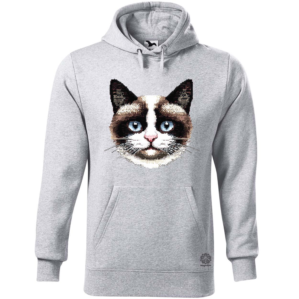 Pixel macska v7 egyedi  pulóver 