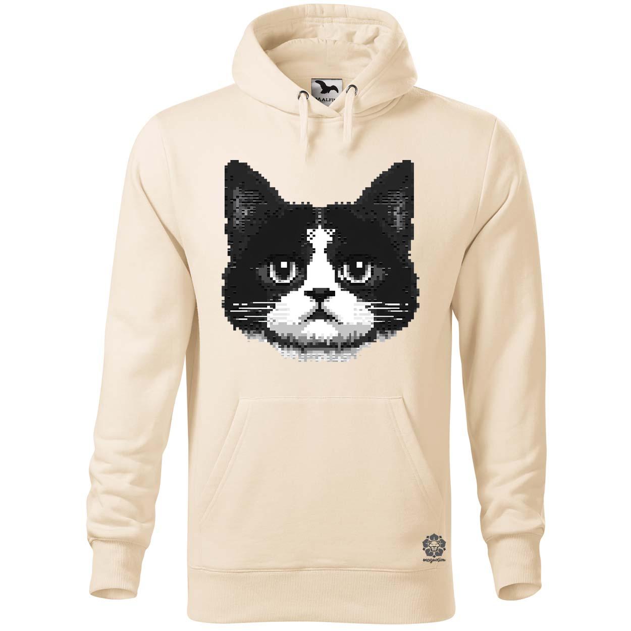 Pixel macska v8 egyedi  pulóver 