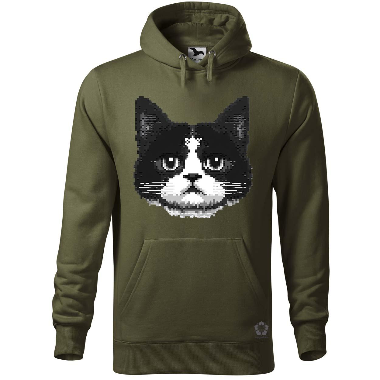 Pixel macska v8 egyedi  pulóver 