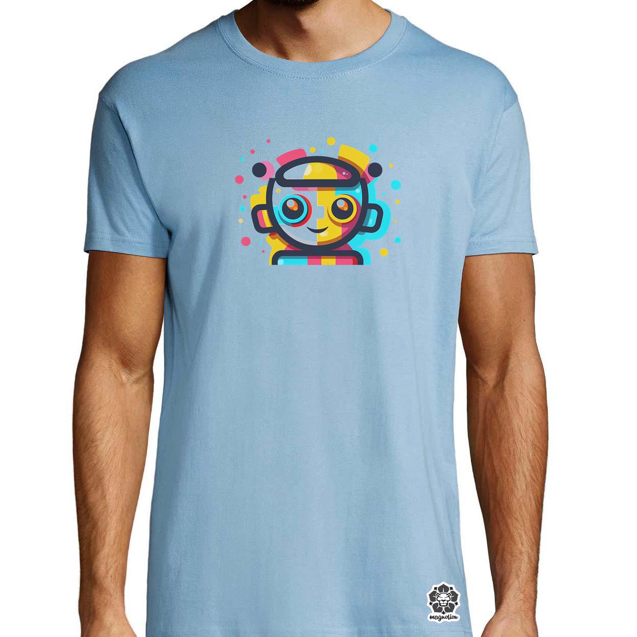 Cuki robot v9 egyedi póló 