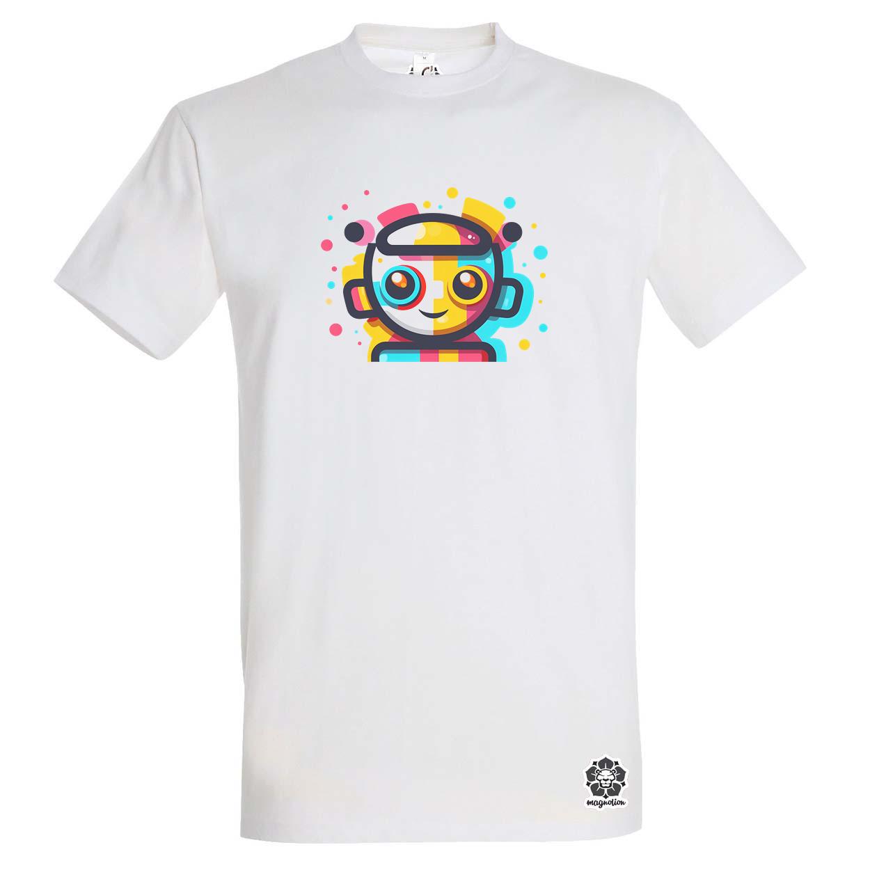 Cuki robot v9 egyedi póló 