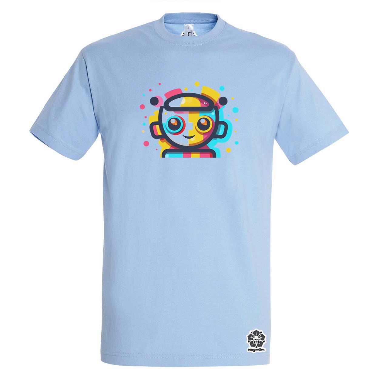 Cuki robot v9 egyedi póló 