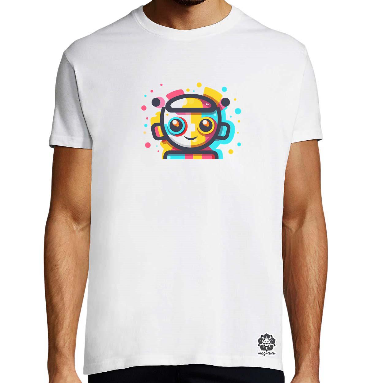 Cuki robot v9 egyedi póló 