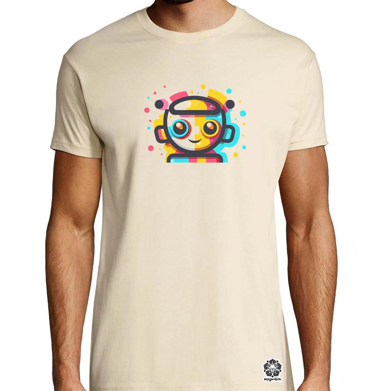 Cuki robot v9 egyedi póló 