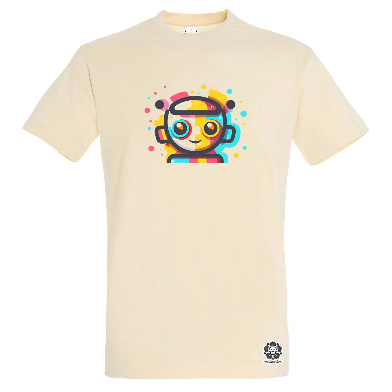 Cuki robot v9 egyedi póló 