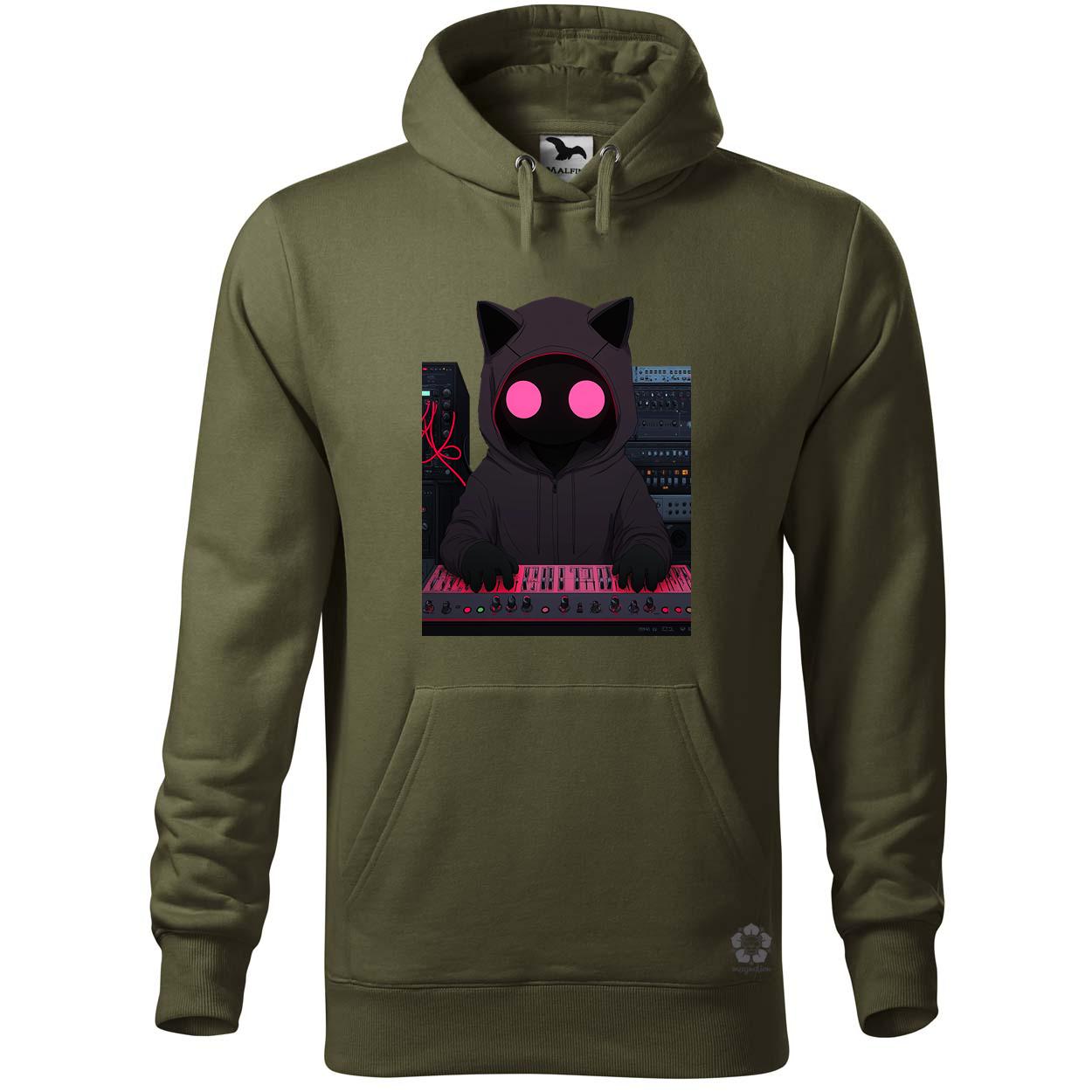 Synthwave Dj v3 egyedi  pulóver 
