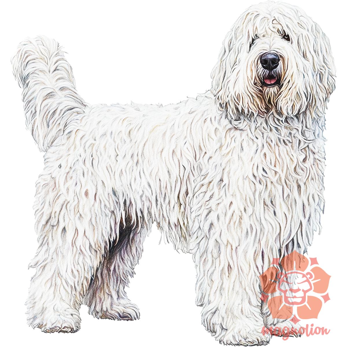 Komondor v2 egyedi póló 
