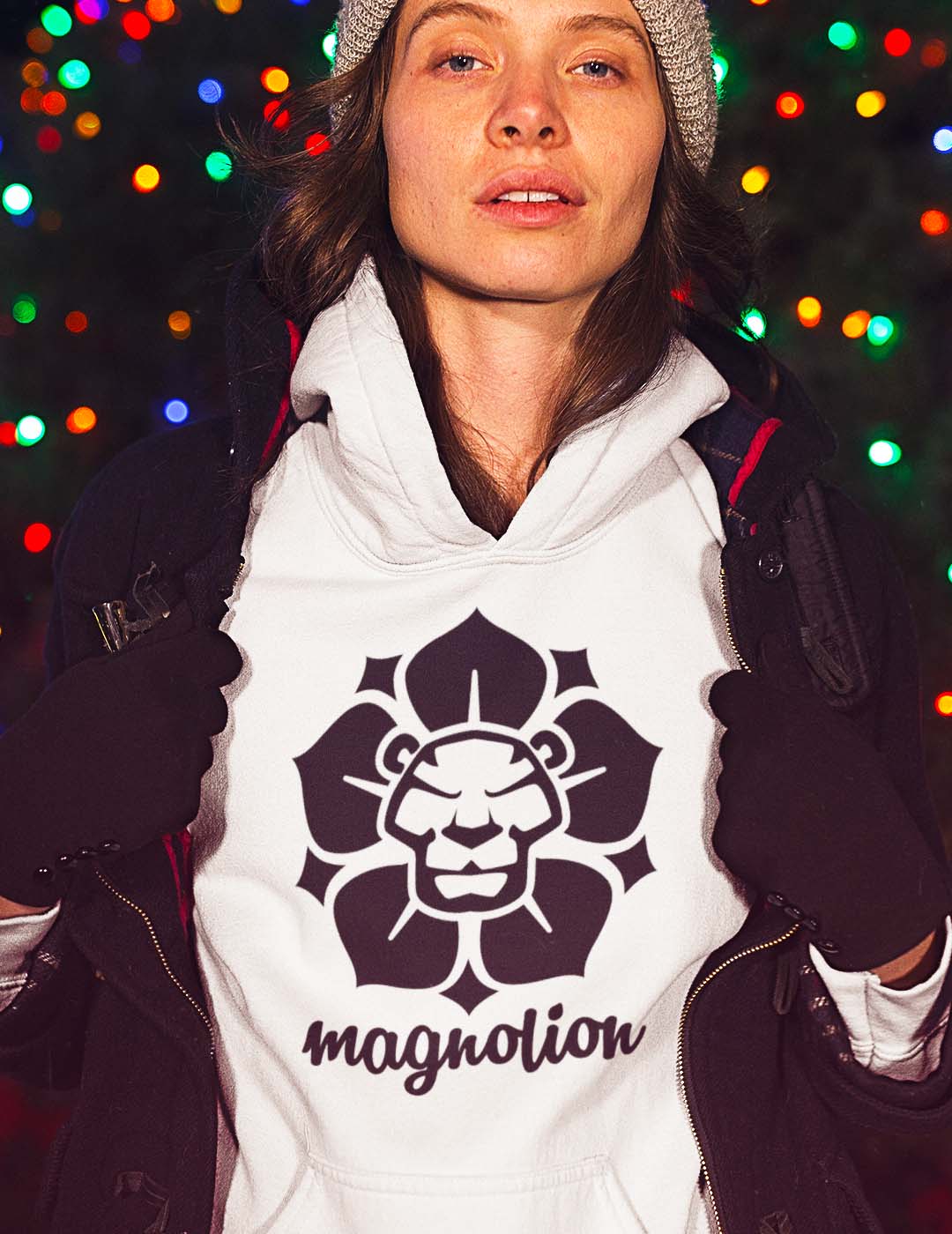 Magnolion szürke pulóver