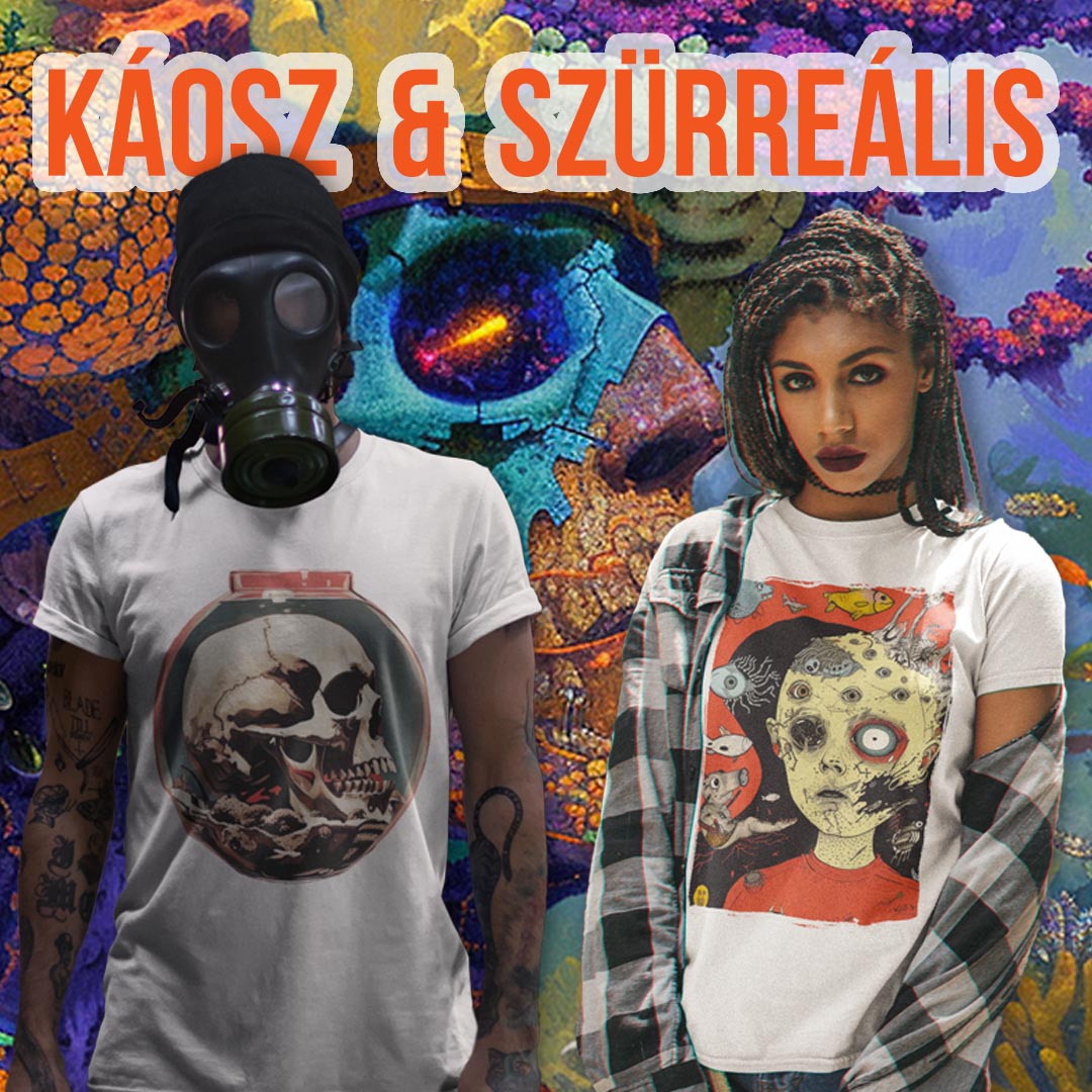Káosz & Szürreális pólók